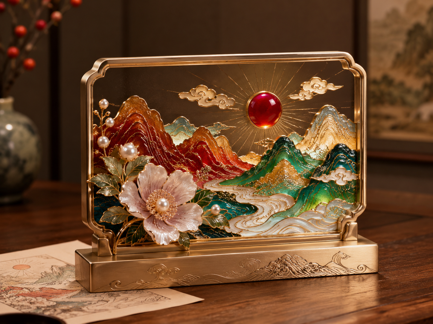 《山河荣华·七十七》纪念艺术系列